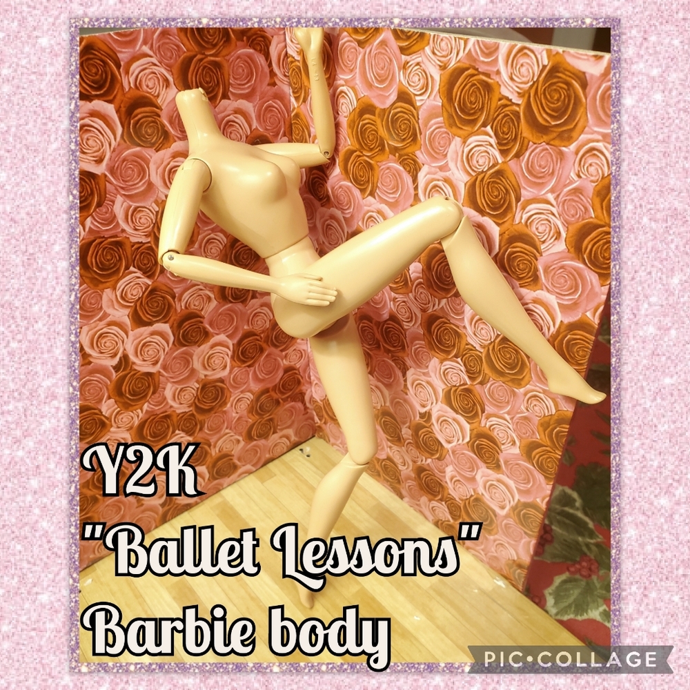 Barbie Y2K Early 2000s Ballet Lessons Posable Flesh-tone Doll Body